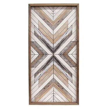 Pattern Washed Driftwood Framed Print - The Fox Decor